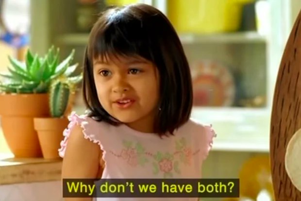 The "Why don't we have both?" meme